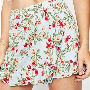 NWOT Dollskill cherry shorts